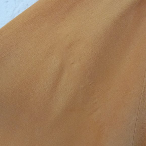 Stunt Collection Mustard 100% Silk Embroidered Top - Picture 13 of 13